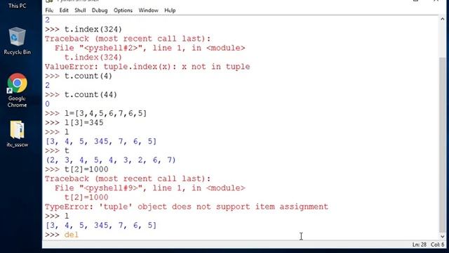 Tuples in Python смотреть онлайн
