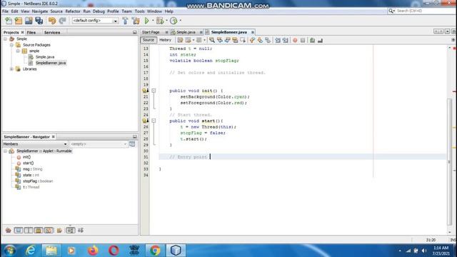 Java the complete Reference Ninth Edition (Chapter 23) Example (3) A Simple Banner Applet смотреть онлайн