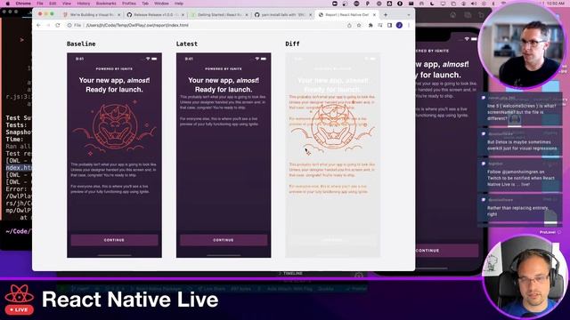 Visual Regression testing with React Native Owl -- Jamon and Rob Walker смотреть онлайн