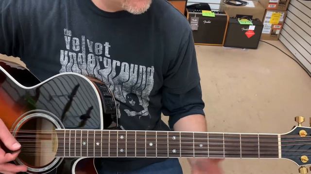 Takamine P6JC 12 String Jumbo Acoustic смотреть онлайн