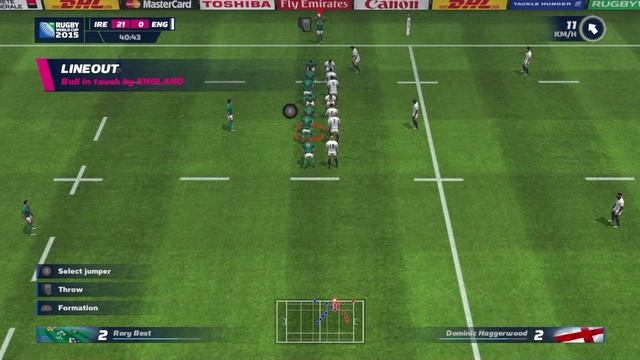 England v Ireland Rugby World Cup 2015 Warm up match PS4 смотреть онлайн