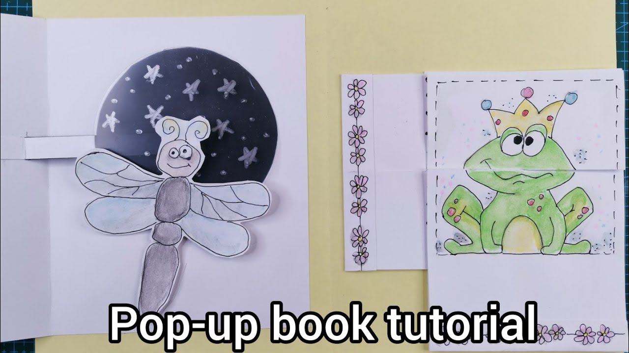 "Загадки". Pop-up book tutorial. Page 2. смотреть онлайн