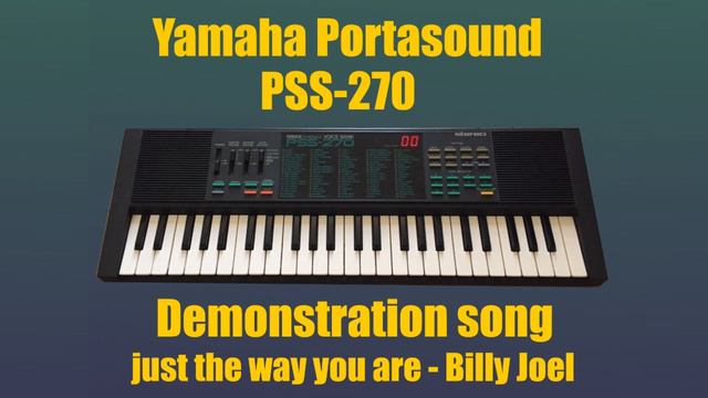 Yamaha Portasound PSS-270 Demonstration Song смотреть онлайн