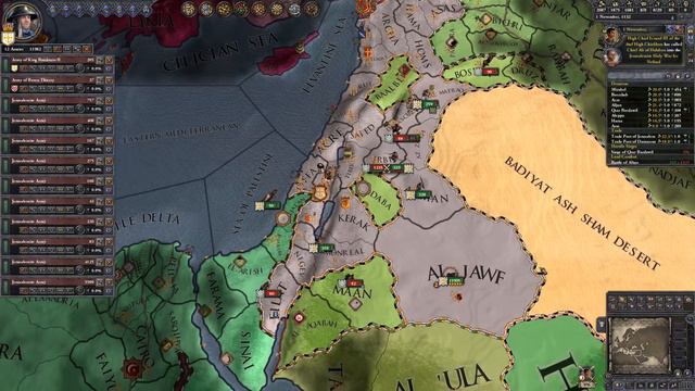 Crusader Kings II Holy Fury - Kingdom of Jerusalem #2 смотреть онлайн