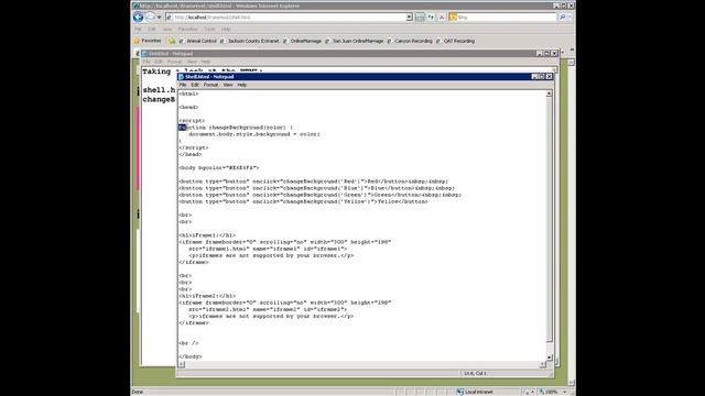 iFrame calling parent HTML's javascript function and cross iFrame interaction смотреть онлайн