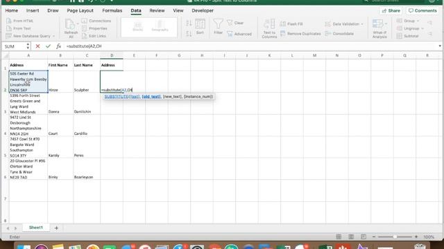 VA Pro - Excel Split Text Data to Columns смотреть онлайн