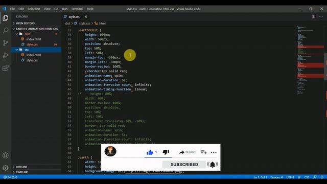 Sun.Earth & Moon Animation Using Html & Css | Sun,Earth Moon Rotation Animation (Html,Css project) смотреть онлайн