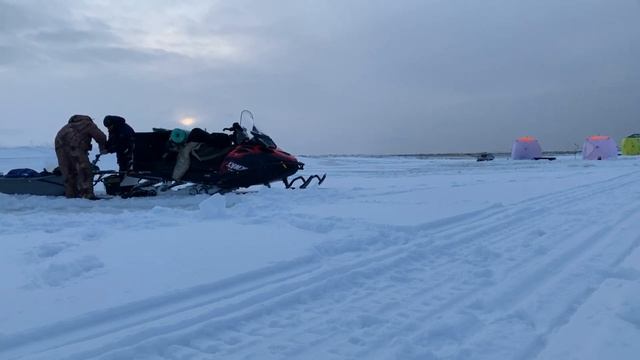 Рыбалка с ночёвкой # Белое море # д.Пурнема 25.01.2020г смотреть онлайн