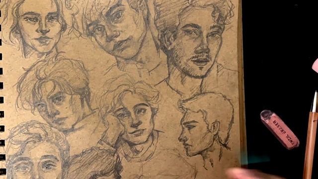 [SKETCH WITH ME] 100 HEADS CHALLENGE | DAY3 #Meds100Heads смотреть онлайн