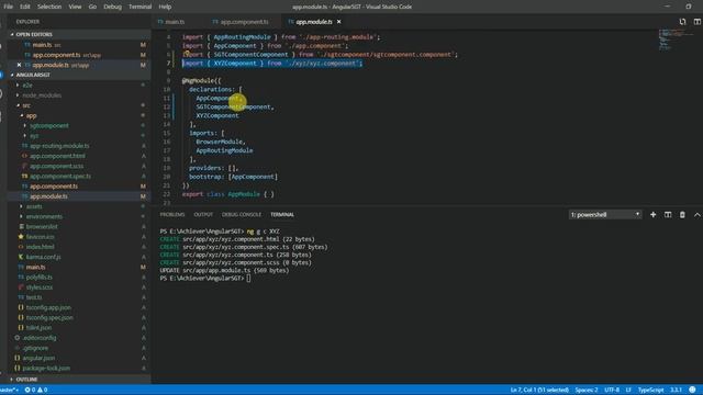 How to create component in angular 7 || Visual Studio Code ||Swapnil Thaware смотреть онлайн