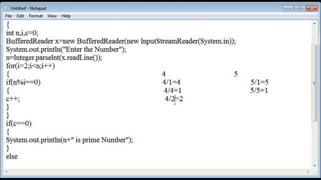 Given Number Prime or Not program in java #java смотреть онлайн