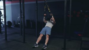 Горизонтальные подтягивания на TRX/ TRX body row