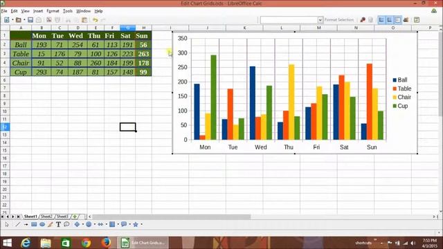 libreoffice calc edit chart grids смотреть онлайн
