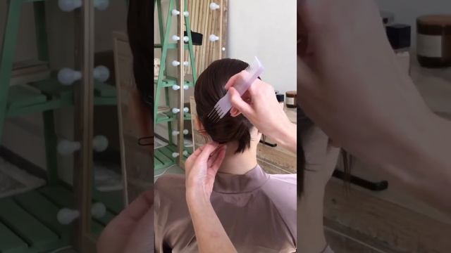 Красивый гладкий пучок от Марины Шиян. смотреть онлайн
