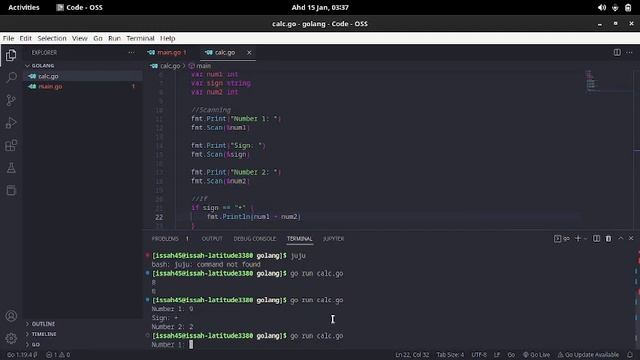 Golang Tutorial | Create A Simple Calculator Using Golang смотреть онлайн
