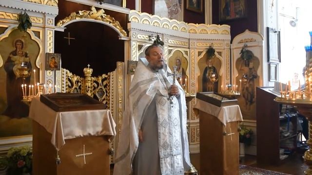 ДЕНЬ СВЯТОГО ДУХА. Проповедь, Царю Небесный. Храм прп. Сергия в Будапеште. смотреть онлайн