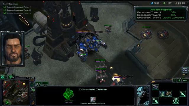 Starcraft 2 Wings of Liberty media blitz hard achievement. смотреть онлайн