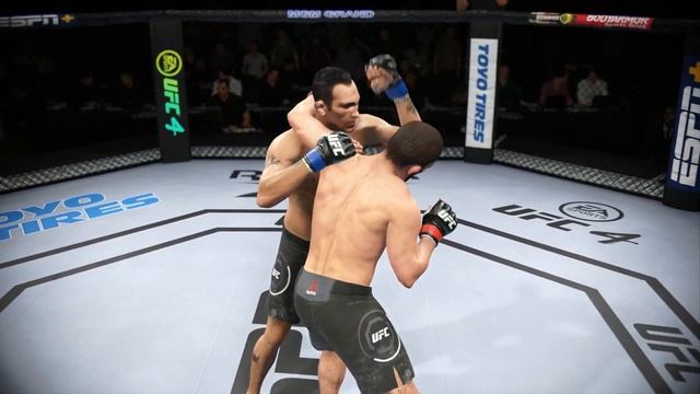 UFC 4 - Бой Хабиб Нурмагомедов Khabib Nurmagomedov VS Тони Фергюсон Tony Ferguson смотреть онлайн