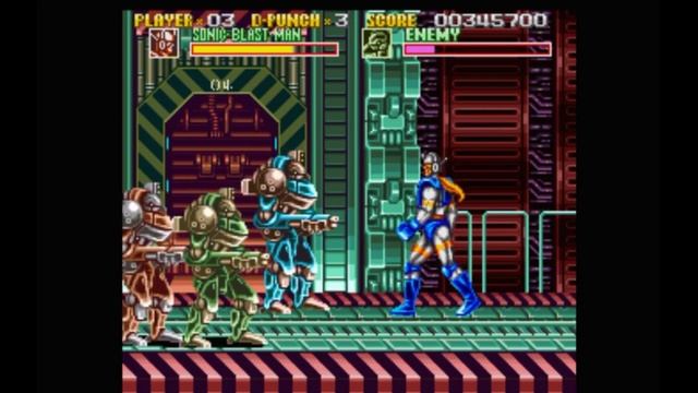 Super Nintendo (Snes) 16-bit Sonic Blast Man 1 part Stage 4