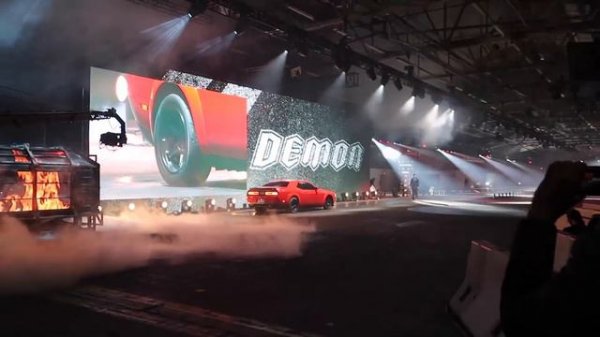 Dodge Demon's First Ever Burnout