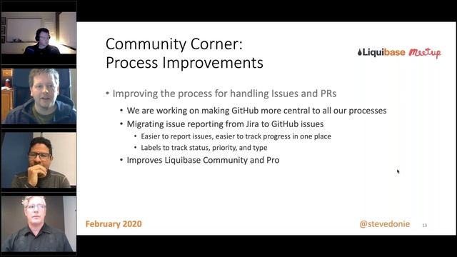 Liquibase Community Meetup February 13, 2020 смотреть онлайн