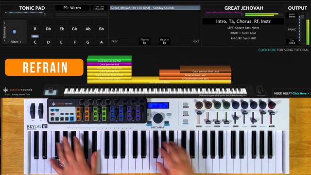 Great Jehovah MainStage patch keyboard cover- JJ Hairston смотреть онлайн
