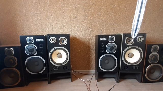 YAMAHA NS-1000M против TRIO LS-505 смотреть онлайн