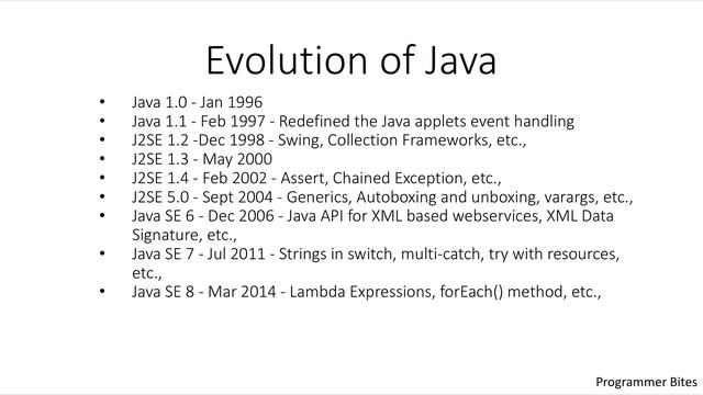 Java Introduction смотреть онлайн