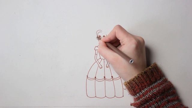 How to draw Disney Princess Belle from the Beauty and the Beast - paper doll смотреть онлайн