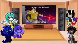 Mlp react to Undertale the musical (Bergentrückung)