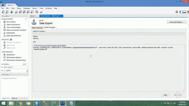 Step by step database backup method for mysql using workbench смотреть онлайн