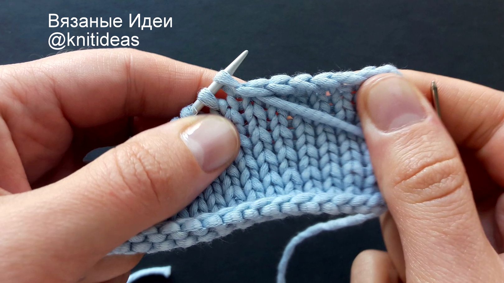 Простой способ закрытия петель для любых узоров. Эластичный край. смотреть онлайн