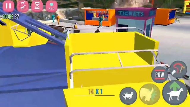 Goat Simulator gameplay смотреть онлайн