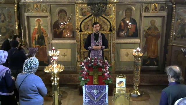 Проповедь на Всенощном бдении в канун Недели 3-й Великого поста, Крестопоклонной. 03.04.2021г. смотреть онлайн