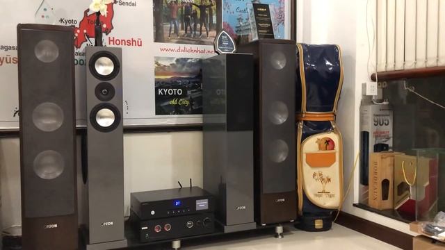 CANTON Karat 795 DC (Germany) With Magnat MA800 Amplifier And Advance Acoustic By Bluetooth Macmini