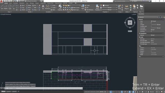 AutoCad Parallal Modular Kitchen Design & Detailing смотреть онлайн
