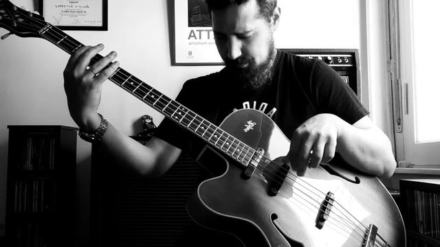 All blues bass Hofner President смотреть онлайн