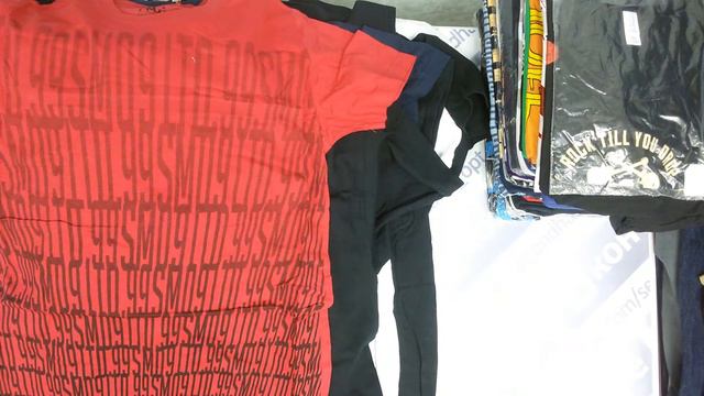 T-shirt DE-мужские футболки сток с принтом 1пак. 60шт. 10кг. 17.80€/кг. смотреть онлайн