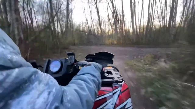 Первый выезд!!! Небольшие препятствия!! Квадроцикл Polaris sportsman XP 1000. смотреть онлайн