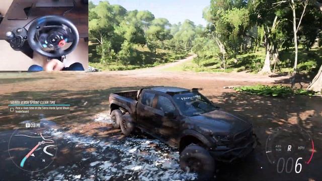 Ford VelociRaptor 6X6 | Offroading Forza Horizon 5 Hennessey Velociraptor Logitech G29 Gameplay