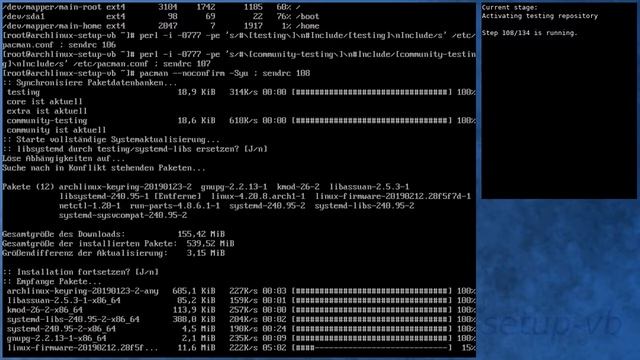 Arch Linux installs fine from archlinux-2019.02.01-x86_64.iso (kernel 4.20.6-arch1-1) смотреть онлайн