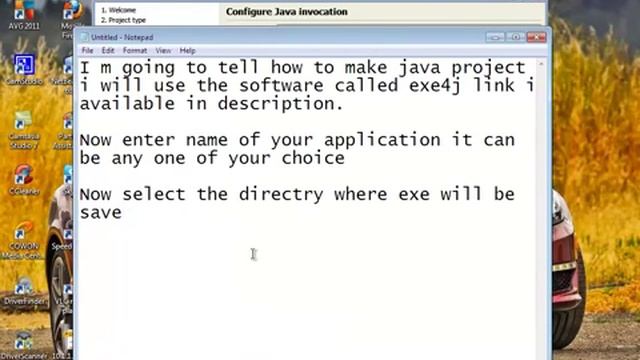 To make .exe of java project смотреть онлайн