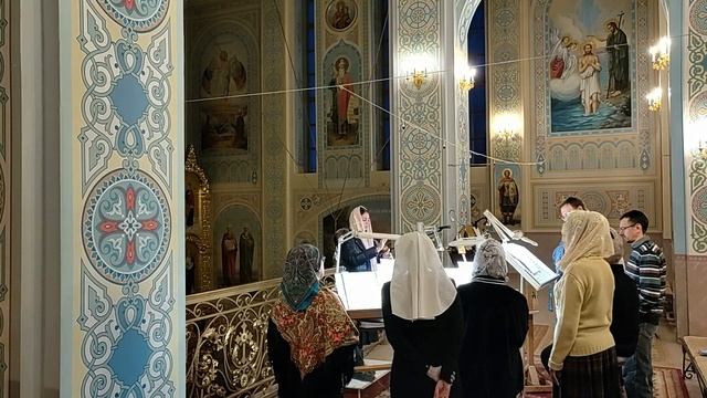 Стихиры на стиховне воскресные гл. 2-й и святых гл. 2-й. Регент Екатерина Артюхова. смотреть онлайн