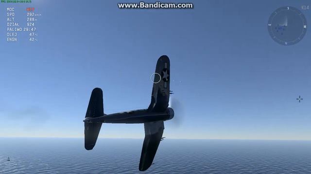 War Thunder F4U wobbling while turning смотреть онлайн