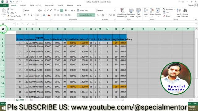 How to Manage Rows and Columns Size in excel- Special Mentor смотреть онлайн