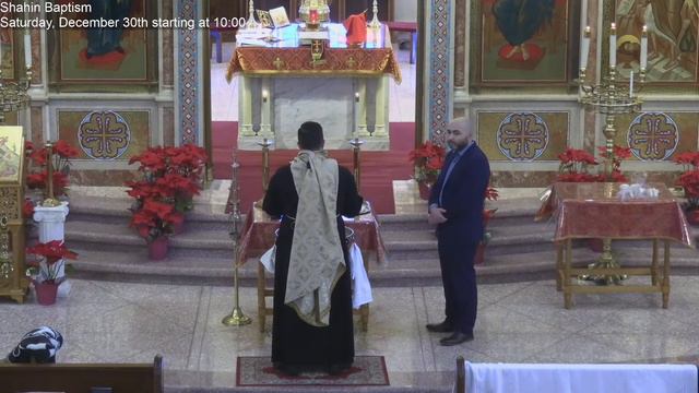 Shahin Baptism Saturday, December 30th in Saint John the Baptist Greek Orthodox Church смотреть онлайн