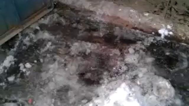 Как растопить лед у гаража смотреть онлайн