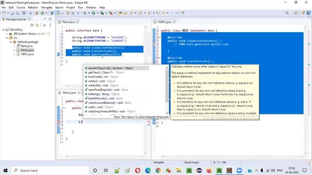 Selenium Java Training - Session 10 - Java (Part 8) - Interfaces and Exception Handling смотреть онлайн