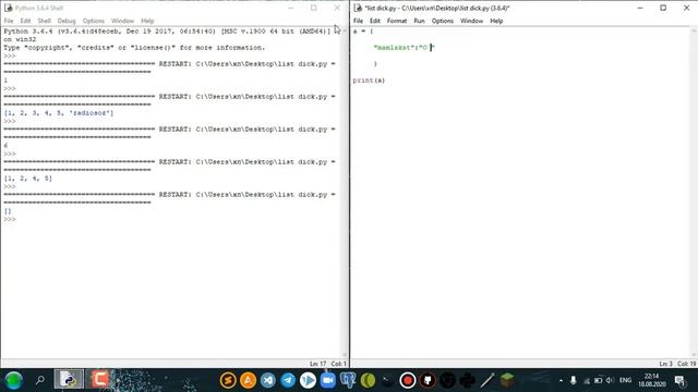 #5 Dars | List va Dictionary | Python darslari смотреть онлайн