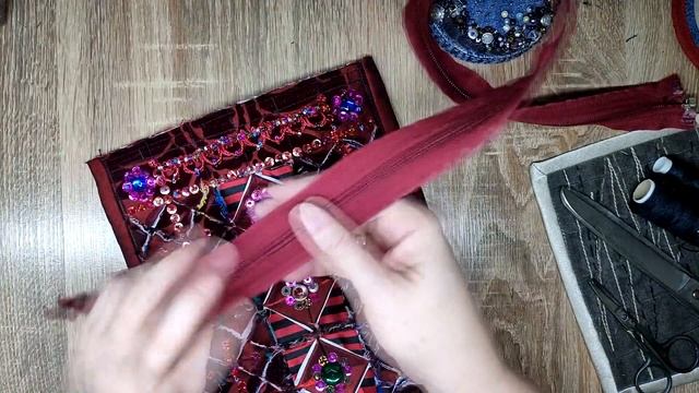 Синель косметичка / лоскутное полотно своими руками / patchwork / chenille quilt смотреть онлайн